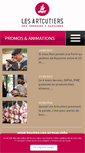 Mobile Screenshot of lesartcutiers.com